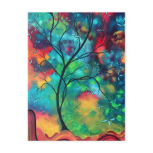 Briefkaart met gekleurde inspiratie