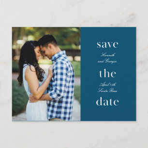 Briefkaart met gestapelde woorden