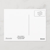 Briefkaart met gloeiend hart (Achterkant)