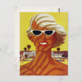 Briefkaart met  groeten van de Beach (Voorkant / Achterkant)