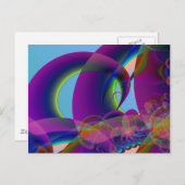 Briefkaart met halve cirkel (Voorkant / Achterkant)