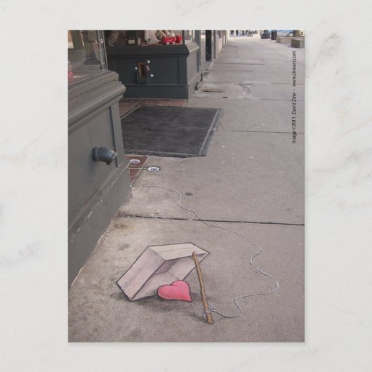 briefkaart met hartslag (Voorkant)