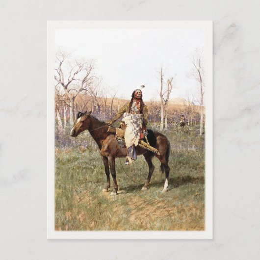 Briefkaart met Henry Farny Painting (Voorkant)