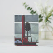 Briefkaart met het schilderen van Charles Demuth (Staand voorkant)