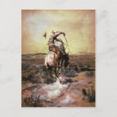 Briefkaart met het schilderen van Charles Marion R (Voorkant)