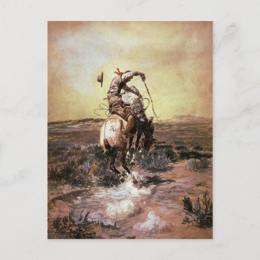 Briefkaart met het schilderen van Charles Marion R (Voorkant)