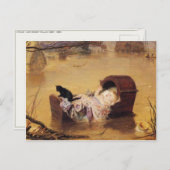 Briefkaart met het schilderen van John Everett Mil (Voorkant / Achterkant)