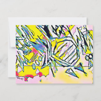 Briefkaart met hoge frequenties