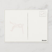 Briefkaart met  honkbalgroeten (Achterkant)