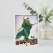 Briefkaart met  Italiaanse Mode afdrukken (Staand voorkant)