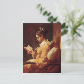 Briefkaart met Jean-Honore Fragonard-schildering (Staand voorkant)