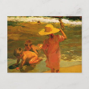 Briefkaart met Joaquin Sorolla y Bastida