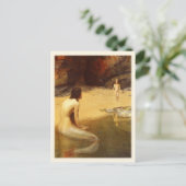 Briefkaart met John Collier Painting (Staand voorkant)