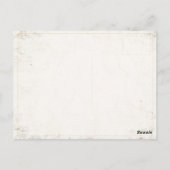 Briefkaart met John William Waterhouse Painting (Achterkant)