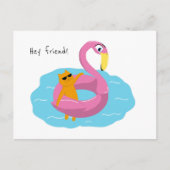 Briefkaart met kat (Voorkant)