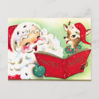 briefkaart met kerst-kerstfeestdag