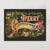 Briefkaart met kerstcadeautjes voor Vintage (Voorkant)