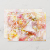 Briefkaart met kerstklokken (Voorkant / Achterkant)