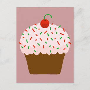 Briefkaart met kleine Cake