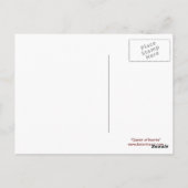 Briefkaart met koningin-jesterhartgezicht (Achterkant)