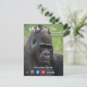 briefkaart met lange adem (Staand voorkant)