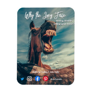 briefkaart met lange adem magneet