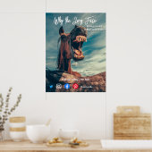 briefkaart met lange adem poster (Keuken)