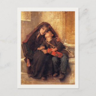 Briefkaart met Léon Bazile Perrault Painting
