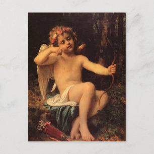 Briefkaart met Léon Bazile Perrault Painting