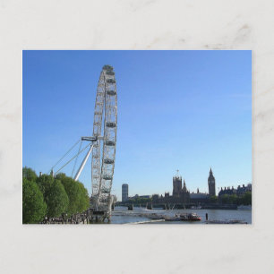 Briefkaart met London Eye reuzenrad