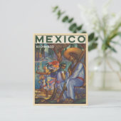 Briefkaart met Mexicaans Poster afdrukken (Staand voorkant)