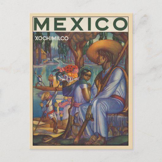 Briefkaart met Mexicaans Poster afdrukken (Voorkant)