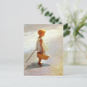 Briefkaart met mij. Davidi Painting (Staand voorkant)