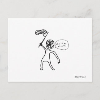 briefkaart met nettowaarde