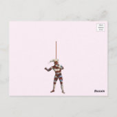 Briefkaart met porto met mensen (Achterkant)