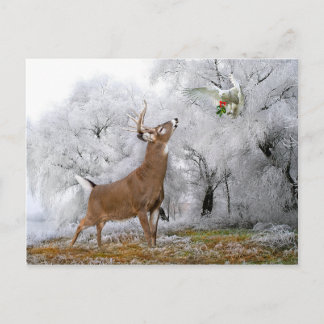 briefkaart met "pretkerst"