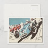 Briefkaart met racistisch Poster afdrukken (Voorkant / Achterkant)