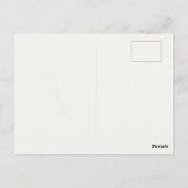 Briefkaart met racistisch Poster afdrukken (Achterkant)