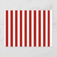  Briefkaart met rode en witte strepen