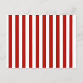 Briefkaart met rode en witte strepen (Voorkant)