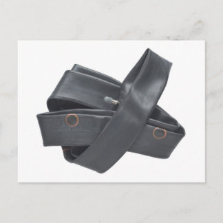 Briefkaart met rubberbandbuis