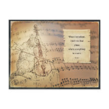 Briefkaart met Rumi - Alles is muziek