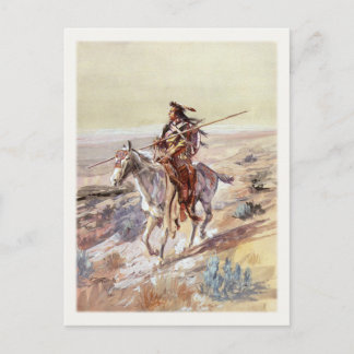 Briefkaart met schilderij van Indiaas