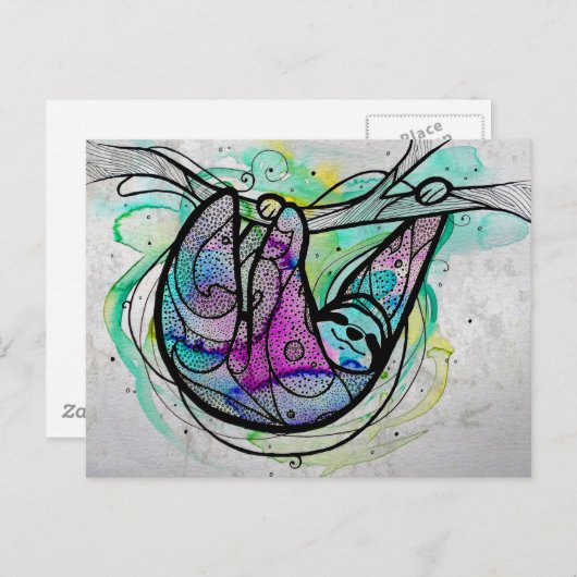 Briefkaart met sleuf (Voorkant / Achterkant)