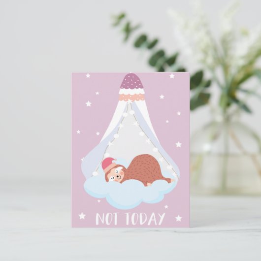 Briefkaart met sleuf (Staand voorkant)