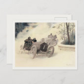 Briefkaart met sportauto's (Voorkant / Achterkant)