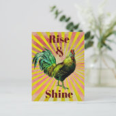 Briefkaart met stijgingen en schijn (Staand voorkant)