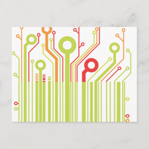 Briefkaart met streepjescode