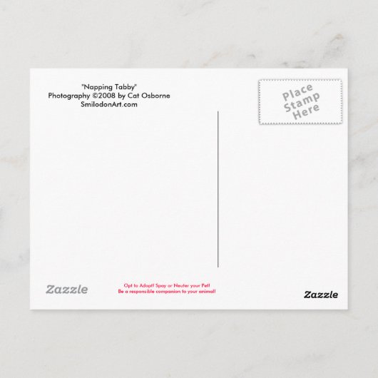 Briefkaart met tabletomhulling (Achterkant)