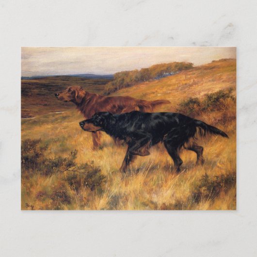 Briefkaart met Thomas Blinks schilderen (Voorkant)